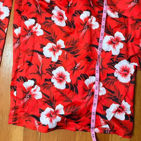 Rockin Bettie Boulevard Nights Tiki Tropical Wiggle Dress Pinup Rockabilly Small - Picture 5 of 9